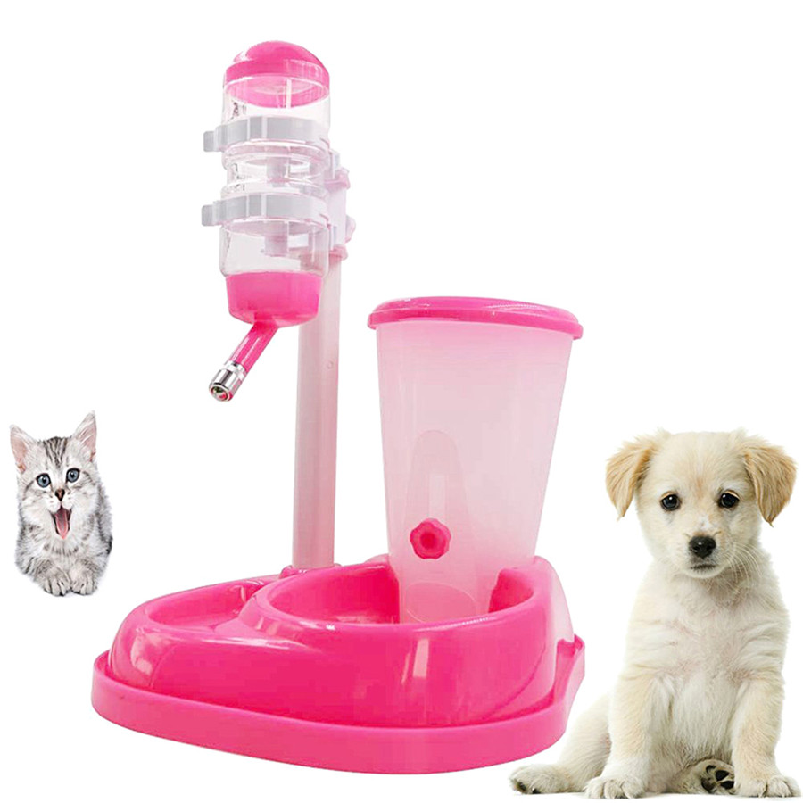 2-in-1 automatische voerbak voor huisdieren met grote capaciteit, drinkfontein voor huisdieren, voederfles voor katten, honden, voerbak, dispenser, product voor huisdieren